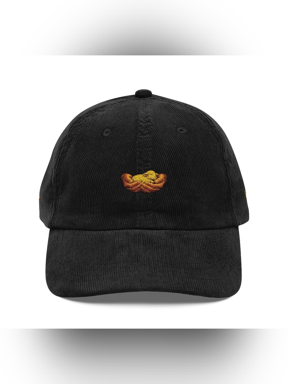 GOOD SHEPHERD Vintage Corduroy Embroidered Cap For Believers Of The Way